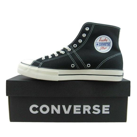 converse lucky star black